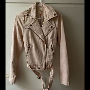 Current/Elliot Pink Jean Jacket